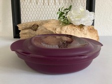 325⚜️ Tupperware Micro-Ondes Boite Pour Omelette 775 Ml Couleur Violet