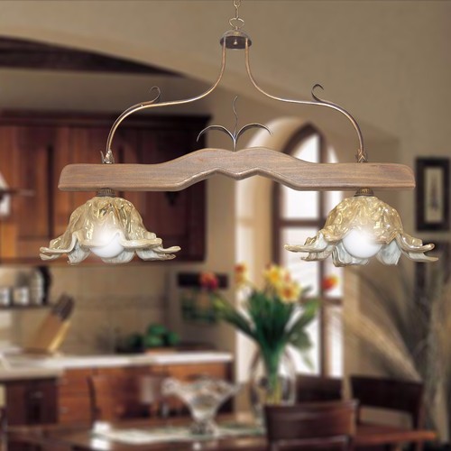 Lustre barbell rustique fer - rustique,