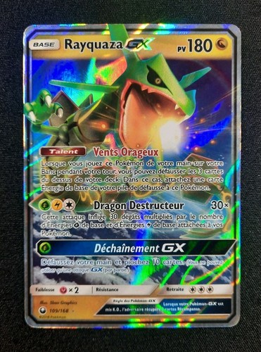 Carte pokémon rayquaza gx - pokémon,