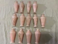 Futs de lustre à pampilles de couleur rose