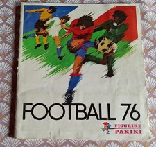 ALBUM PANINI FOOTBALL 1976  INCOMPLET manque 3 vignettes