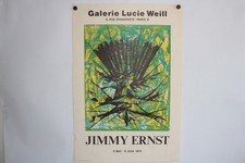 Affiche exposition Jimmy ERNST Galerie Lucie Weill 1973 (54549)