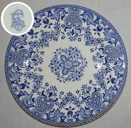 Gien fin xixème assiette 22 - xixème, :