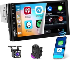 Autoradio Carplay 1 din avec écran Tactile 7", USB/TF/AUX Cam Recul, A421 1