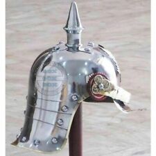 Casque en cuir allemand Pickelhaube casque prussien WW1 casque vintage fait main