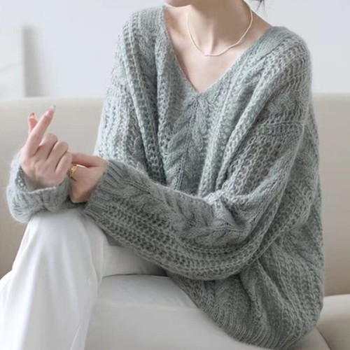Femme faux mohair pull - femme,