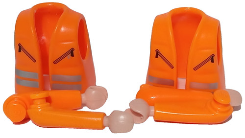 Playmobil gilets bras - x2,