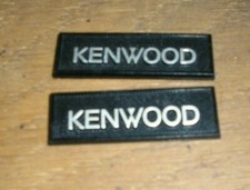 2 logos d'origine pour enceintes Kenwood - 4,5cm