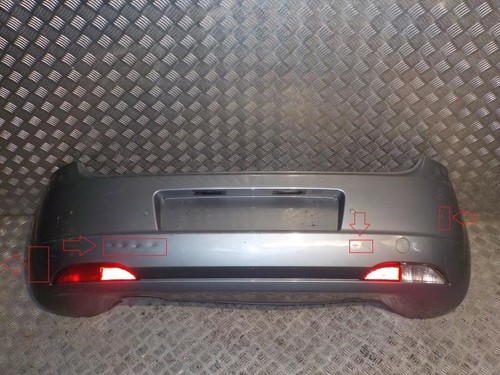 Pare choc arriere fiat grande - arriere,