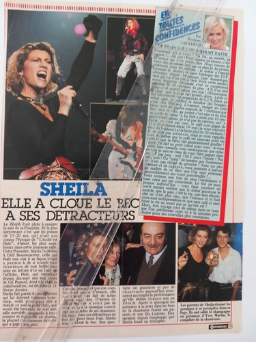 Coupure presse sheila - coupure,