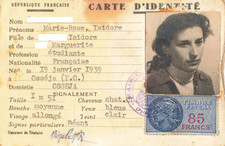 VIEUX PAPIER 1954 CARTE