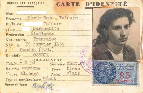 Vieux papier 1954 - vieux,