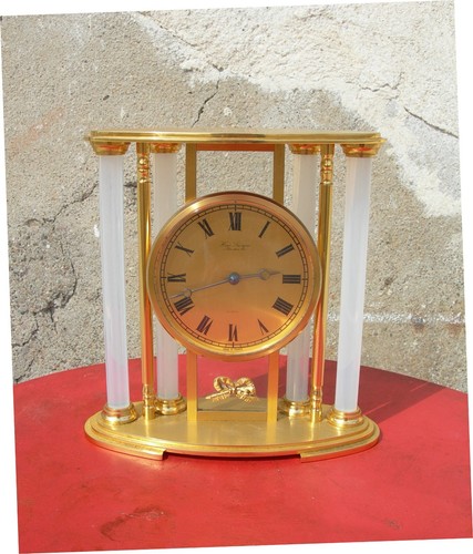 Horloge table colonnes - table, à