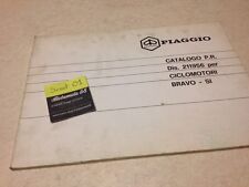 Piaggio Vespa Bravo SI parts list catalogue pièces détachées italiano