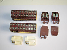 Lot 23 borne bloc de jonction Entrelec 8-4 : 6mm² 40A 380V + butées + séparateur