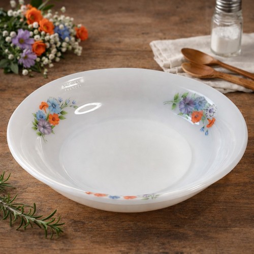 Grand plat creux arcopal - plat,