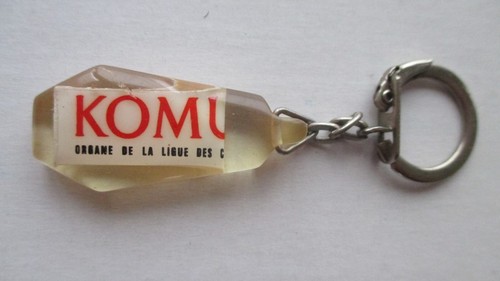 Porte clé vintage journal - porte,