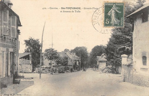 Cpa saint fortunade grande - saint,