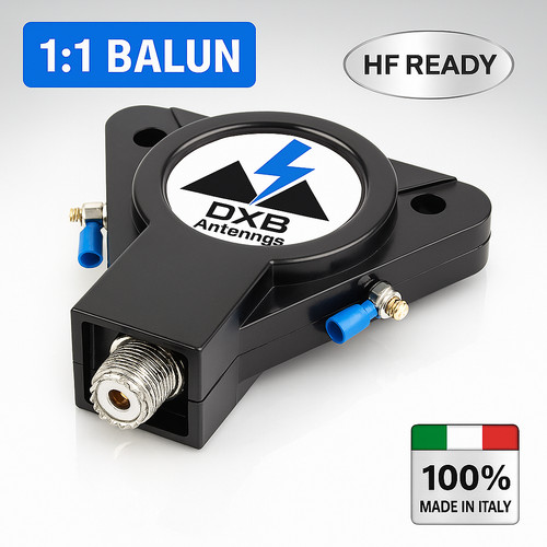 Balun pour bande hf 1kw - 1:1,