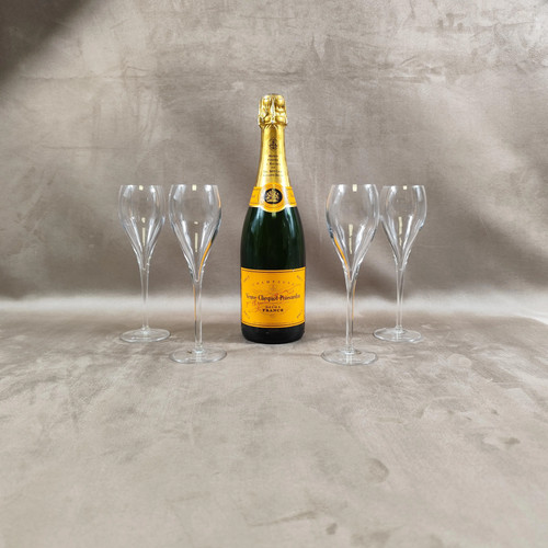 Lot flutes champagne veuve - flutes,