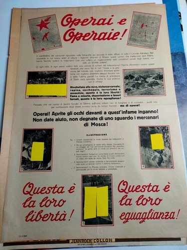 Affiche propagande italie - affiche,