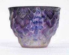 Vase Raisins Pate De Verre Gabriel Argy Rousseau Glass Grapes