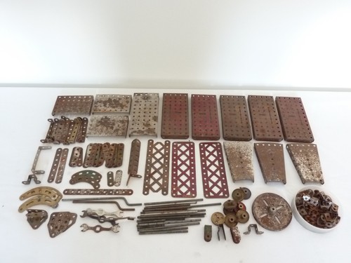 Meccano lot pièces en - meccano,