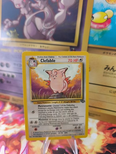 Carte pokemon card clefable - card,