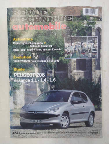 Revue technique peugeot - peugeot, 206