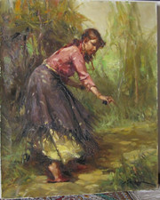 Richard Durando Togo * né en 1910 Argentine - mort Paris *Huile/Toile 20ème...