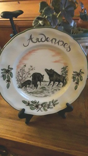 Assiette lunéville - kg,