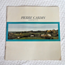 Petit catalogue PIERRE CARDIN automne-hiver 75/76