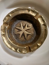 Cendrier bronze Croix de malte