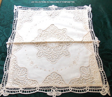 HOUSSE DE COUSSIN BRODEE MAIN