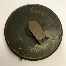 Rare Mètre Ruban 25 m Pionnier Allemand Ww2 Carl Zeiss laiton et métal