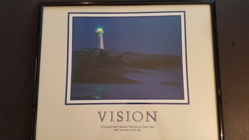 Vision inspirational quote - vision:, &
