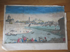 Vue d'optique  « Vue de Florence prise de vaga loggia » chez Basset 18 eme