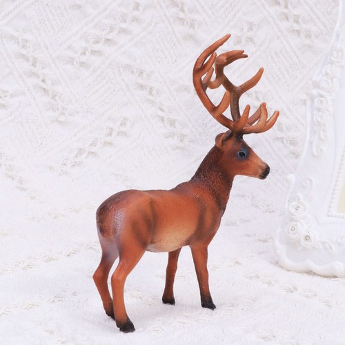 Figurine animaux cerf noël - figurine,