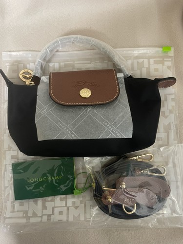 Sac mini longchamp noir et - mini,
