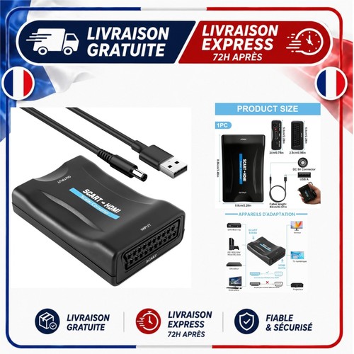 Adaptateur péritel vers - adaptateur,