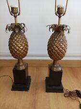 Grande Paire de Lampes ANANAS première moitié du XX ème maison Charles ?