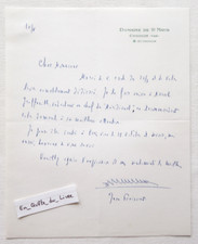 L.A.S. Jean Fraissinet (1894-1981) As de l'aviation - Lettre autographe signée