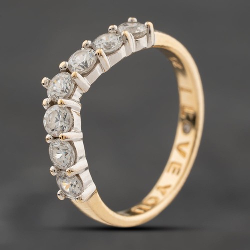 Bague demi sanguet jaune - en, or
