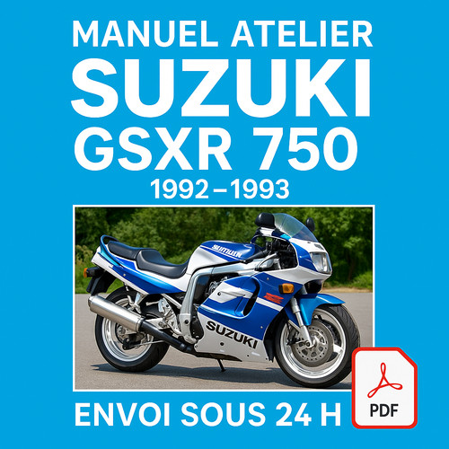 Manuel atelier suzuki gsxr - atelier, 750