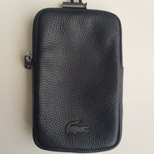 Sacoche Cuir Noir Lacoste