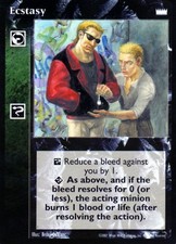 Ecstasy [LotN set] - VTES card