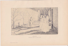 Emile Claus, Lithographie originale "Pâques", 1910 !!