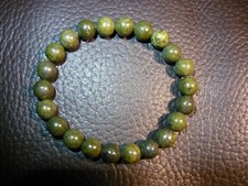 Bracelet de perles Epidote en