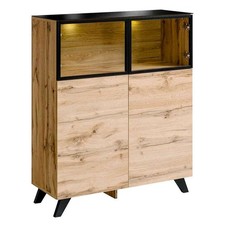 Vitrine LED "Thin" 123cm Noir