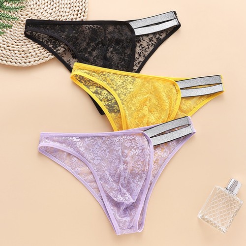 Slip transparent homme